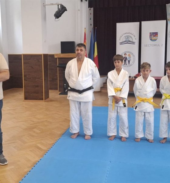 Deschiderea actiunii de promovare a judo-ului la Scoala Gimnaziala nr. 39 din Sectorul 2 Bucuresti